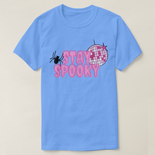 Fall Graphic Tees - Spooky Disco Party Large Graph T Shirt (Design framsida)