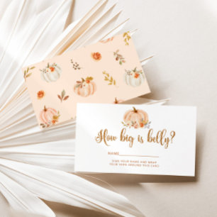 Fall guld foil pumpa hur stort mamma belly är tilläggskort