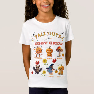 "Fall Guys mysiga skara" barnets höst-T-shirt  T Shirt