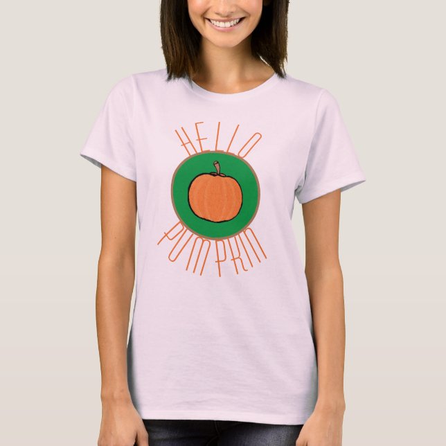 Fall/Halloween dam t-shirt (Framsida)