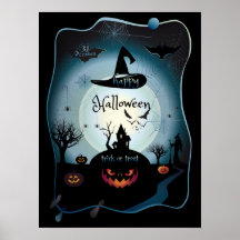 Fall Halloween fest " bus eller godis" lustig kons