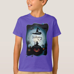 Fall Halloween fest " bus eller godis" lustig kons T Shirt