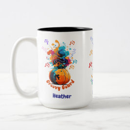 Fall/Halloween two tone coffee mug Två-Tonad Mugg