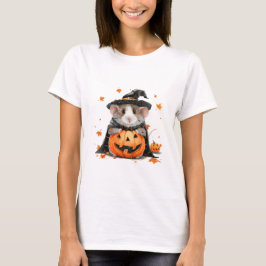 Fall Halloween Witch Guinea gris T Shirt