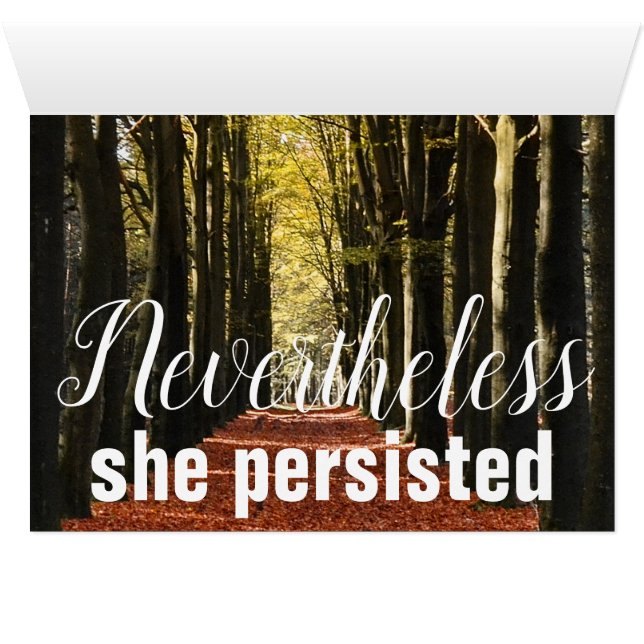 Fall Hälsningskort (Insidan Horizontal (UnderSidan))