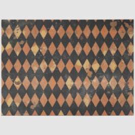 Fall Harlequin Tissue for Decoupage