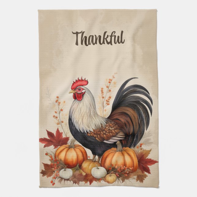 Fall Harverst Tupp Kitchen Towel Kökshandduk (Vertikal)
