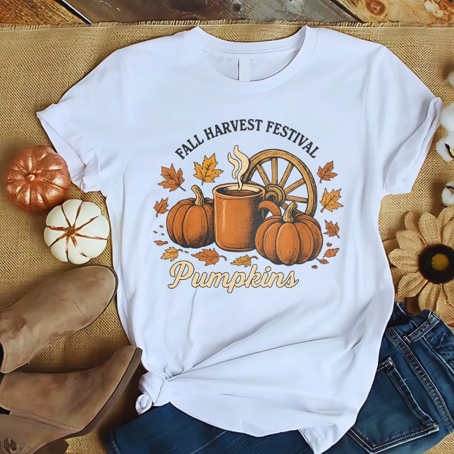 Fall Harvest Festival,Fall t-shirt,pumpskjorta T Shirt (Skapare uppladdad)