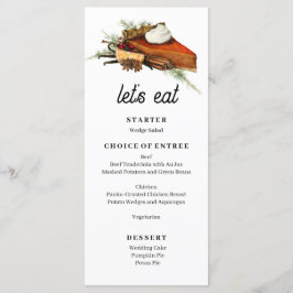 Fall Harvest Menu Meny