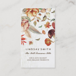 Fall Harvest Products Rural Farm Shop Visitkort