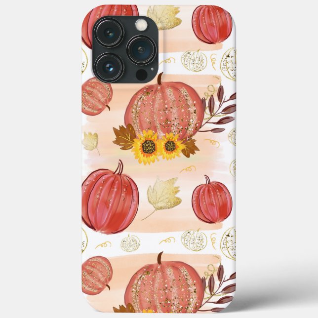 Fall Harvest Pumpkins OtterBox iphone case (Baksida)