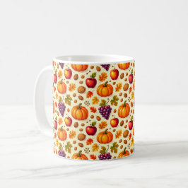 Fall Harvest Thanksgiving Kaffemugg