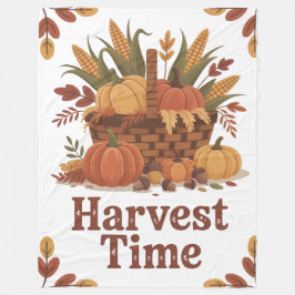 Fall harvest time stylish Blanket New Home Fleecefilt