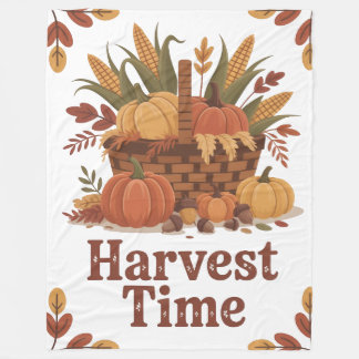 Fall harvest time stylish Blanket New Home Fleecefilt