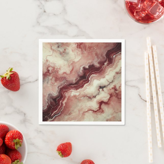 Fall Harvest Vin Marble Struktur Decoupage Napkins Pappersservett (Insitu)