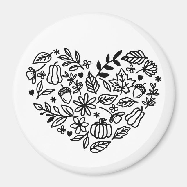 Fall Heart Magnet (Framsidan)