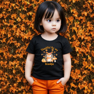 Fall Hedgehog Thankful for Småbarn T-shirt