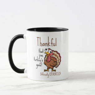 Fall Helgdag Funny Divorce Mugg
