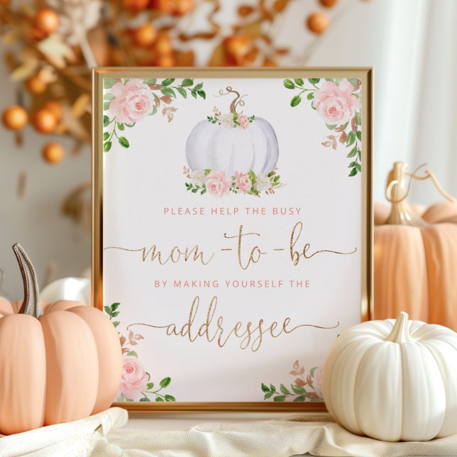 Fall Hjälp Busy Mamma till Be Adress och Kuvert Poster (Skapare uppladdad)