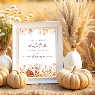Fall Hjälp till Busy Bride Adress och Kuvert Poster