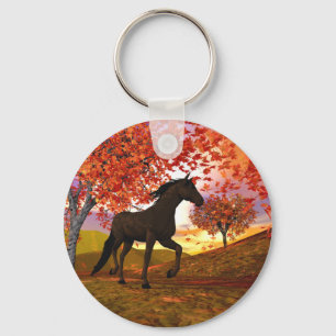 Fall Horse Nyckelring
