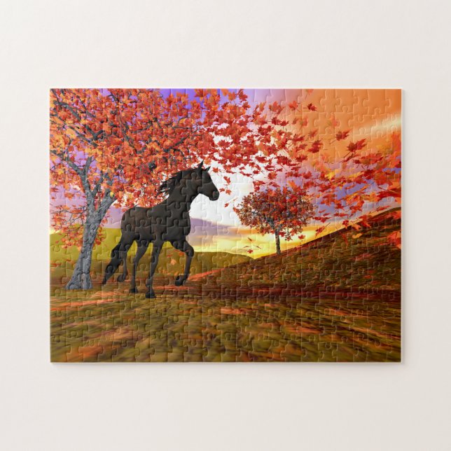 Fall Horse Pussel (Horisontell)
