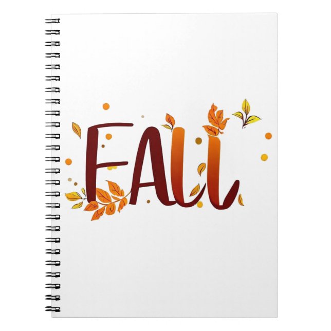Fall/Höst/Löv Anteckningsbok (Framsidan)