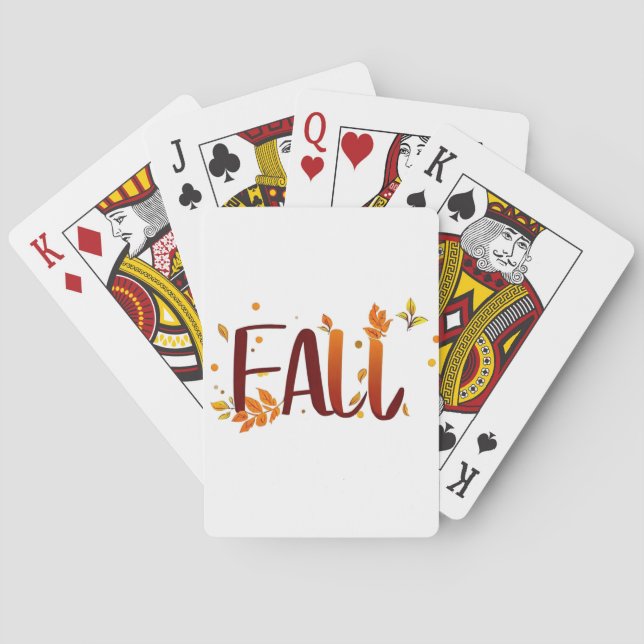 Fall/Höst/Löv Casinokort (Baksidan)