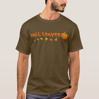 Fall Höst löv T Shirt