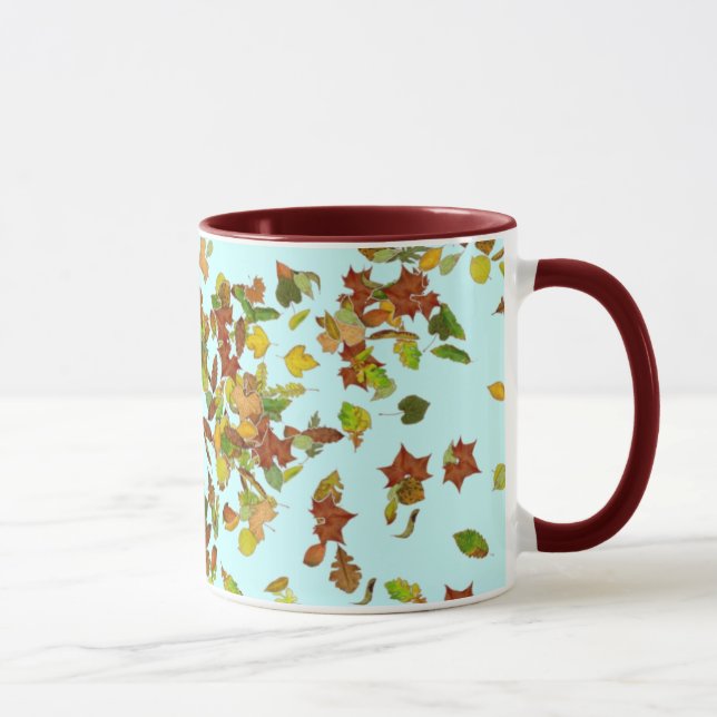 FALL/HÖST LÖV,Teal Blue Mugg (Höger)