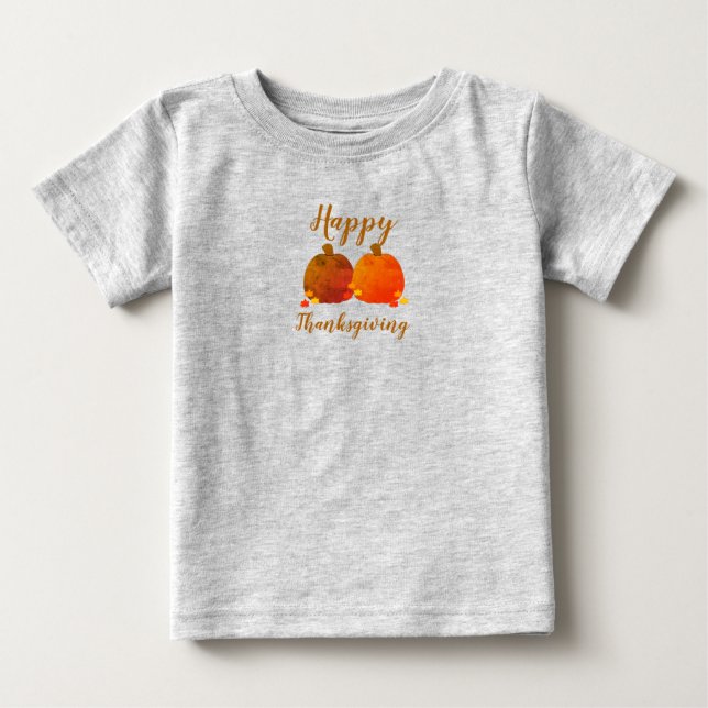Fall/Höst/Pumpkin Baby T-Shirt (Framsida)