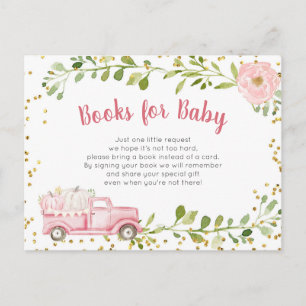 Fall Höst Rosa Pumpa Lastbil Baby Böcker infogning Vykort