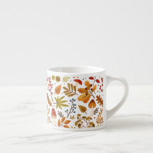 Fall hösten mönster espressomugg