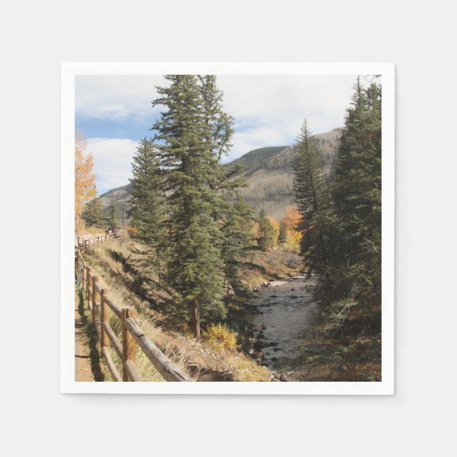 Fall i Aspen Pappersservett (Framsidan)