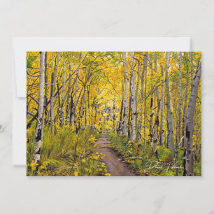 Fall i Aspen Träd