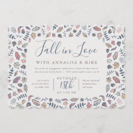 Fall i Förlovningsfesten Kärlek Inbjudningar