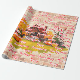 Fall i Happy thanksgiving i populära Fall Presentpapper