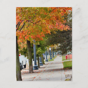 Fall i Iowa Vykort