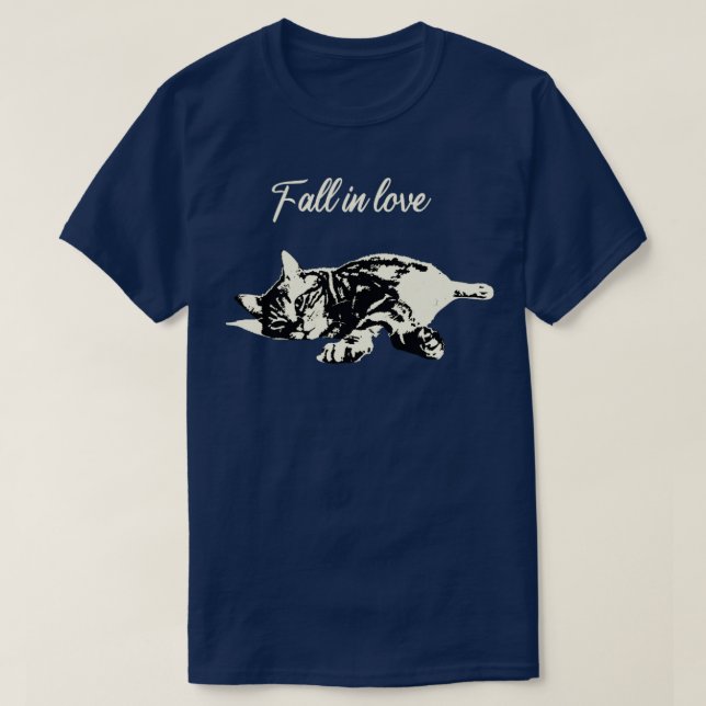 fall i kärlek11 t shirt (Design framsida)