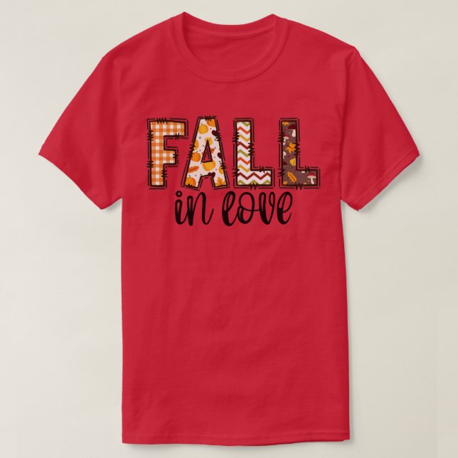 Fall i kärlek 8 t shirt (Design framsida)