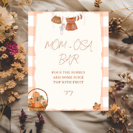 Fall i kärlek Baby Shower Mamma-osa Pub-skylt Poster