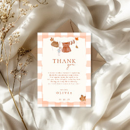 Fall i kärlek Baby Shower Tack Kort