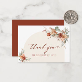 Fall i kärlek-blommans vattenfärgsfärg, möhippa anteckningskort