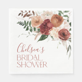 Fall i Kärlek Blommigt Möhippa Pappersservett