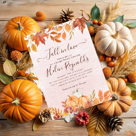 Fall i Kärlek Boho Fall Pumpkin Möhippa Meddelande