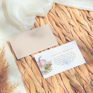 Fall i Kärlek Boho Pampas & Pumpkin Möhippa Tilläggskort