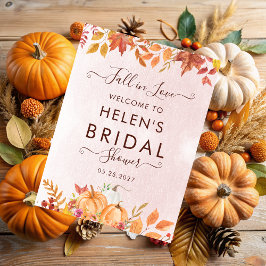 Fall i Kärlek Boho Pumpkin Möhippa Välkommen Fototryck