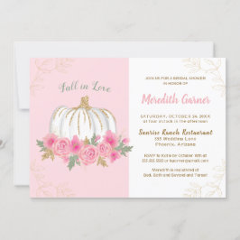 Fall i Kärlek Chic - höstpumpa Möhippa Inbjudningar