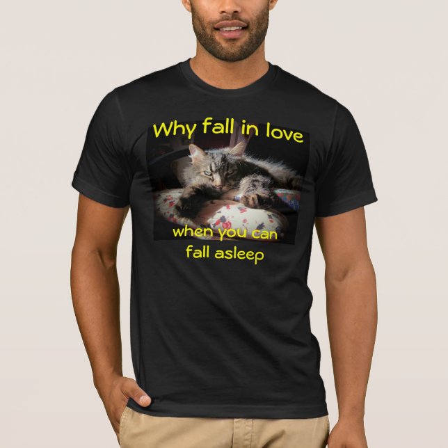 Fall i Kärlek eller blomning i viloläge Tee Shirt (Framsida)