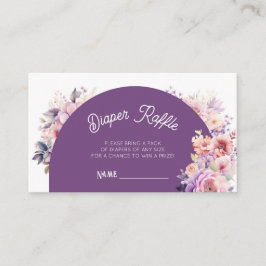 Fall i kärlek fall blommigt baby Kappraffel biljet Tilläggskort